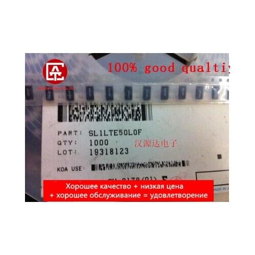 10pcs real orginal new 50MRF SL1TTE50L0F 2512 0.05R 1% 100PPM 1W KOA sampling power resistor
