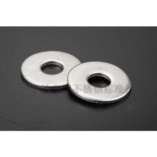 500pcs/lot DIN9021 M2.5 M3 M3.5 M4 M5 M6 304 Stainless steel large flat washer big outer diameter