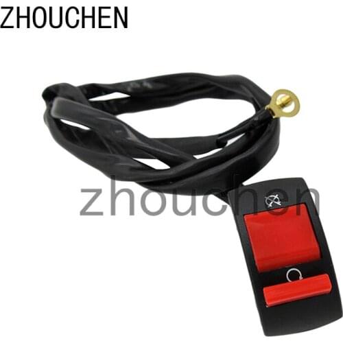 7/8 Inch Motorcycle Handlebar Scooter ATV Dirt Bike Kill Stop ON-OFF Switch
