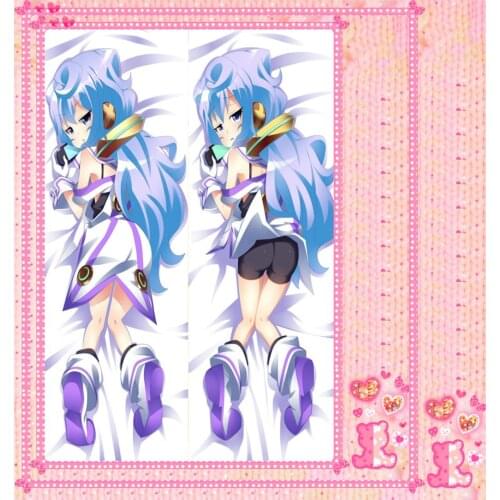 Anime Cartoon Hackadoll Double Bolster Hugging Pillow Case Pillow Cover Pillowcase Peach Skin 2 Way No.61015