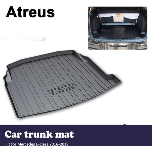 Atreus Car Trunk Cargo Floor Liner Tray Mat Cover Protection Blanket For Mercedes Benz E-class W213 2016 2017 2018 Accessories