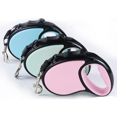 Automatic 3/5M Pet Dog Harness Retractable Pet Leash Reflective Dogs Cats Walking Pet Leash Lead For Small Medium Dogs 6 Colors