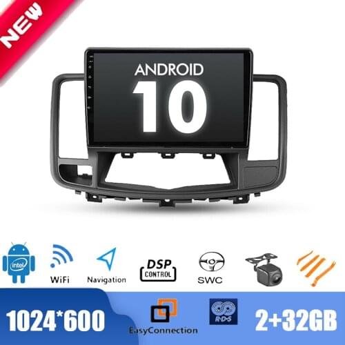 10.1" Android 10.0 Radio for Nissan Teana j32 2008-2013 Car Multimedia Player GPS Stereo DSP 2.5D IPS WIFI Bluetooth TPMS