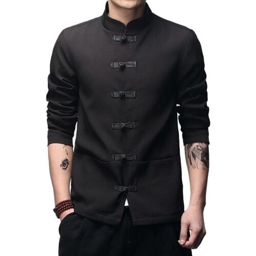 Asian size New Arrival Black Chinese Men Silk Saint Jacket Silk Satin Coat Tang Suit Plus Size 3XL 4XL 5XL