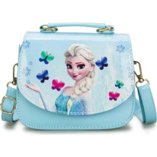 Disney princess cartoon children Shoulder bag girl gift handbags Frozen Elsa kid package messenger bag key make up Storage bag