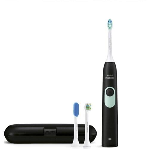 PHILIPS HX6223/61 Electric Cool Black Toothbrush with 5.5mm Brush Vibration Amplitude and Flow Cleaning Ability for The Family