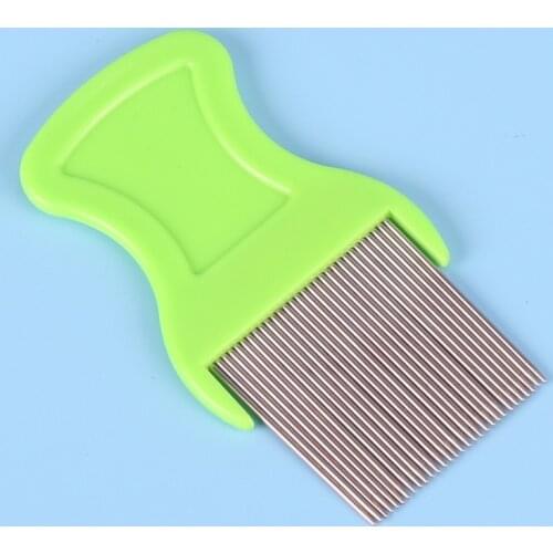 Health Care Superdensity Metal Anoplura Flea Removal Comb Pins Stainless Steel Lice Comb Hair Cootie Combs 200pcs/lot DHL Free