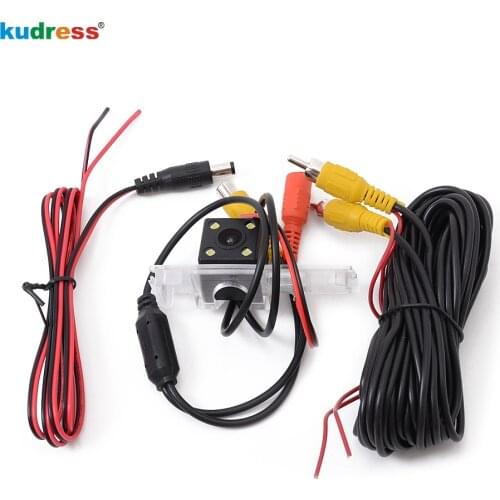 CCD Chip Rearview Parking Reversing Camera With Led For Volkswagen Polo sedan Jetta For Skoda Octavia Superb Fabia Rapid