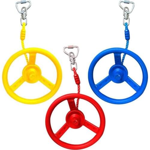 Backyard Garden Rings Climbing Game Outdoor Training Activity Safe Sports Rope Swing Hanging Rings Children Climbing Equipment