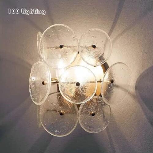 Creative Clear Glass LED Wall light Parlor Bedroom Wall Sconce E14 90-260V Atmosphere Lighting Fixtures Nordic LED Wall lamp