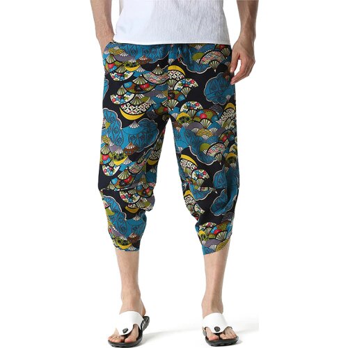 Мужские укороченные брюки LUCLESAM China At AliExpress