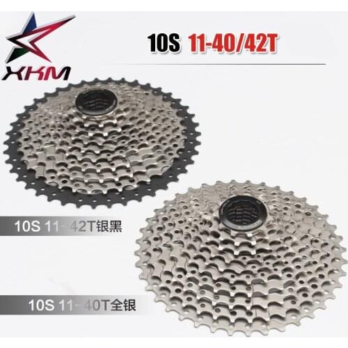Bicycle Freewheel 10 Speeds Mountain Bike Flywheel 11-36/42T Teeth Crankset Gear MTB Bike Cassette Flywheel Bicycle Parts