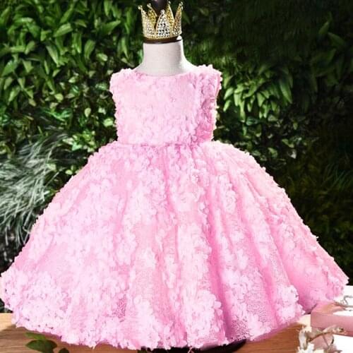 Lovely baby princess birthday party dinner party evening dress Girl Babys Wedding party Bridesmaid Eucharist Ballroom Dress