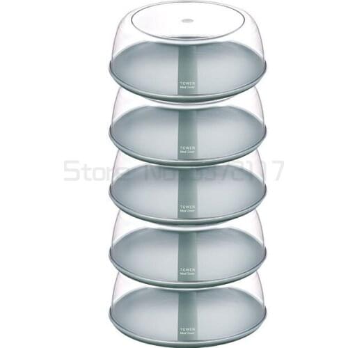 Multi function heat preservation cover multi layer food cover five layer kitchen household winter fresh keeping dust cover