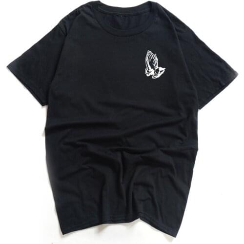 Praying Hands Men T Shirt Skyrim Dark Brotherhood Hand T-Shirt Casual Cotton Short Sleeves O-Neck Summer Cool Brand Tee Tops