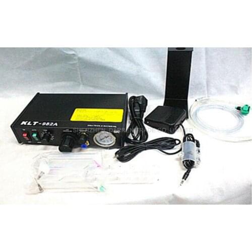 1pc KLT-982A Automated Glue Dispenser Solder Paste Liquid Semi Automatic Dispensing Machine Controller Dropper