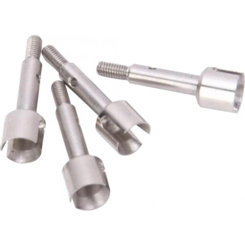 4pcs High Quality Steel Front/Rear Wheel Axle Replacement Accessories Fit for WLtoys 144001 1/14 RC Drift Racing Car Parts