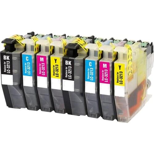 8PK LC3213 compatible Ink Cartridge for Brother DCP-J572DW / J772DW / J774DW, MFC-J491DW / J497DW / J890DW / J895DW
