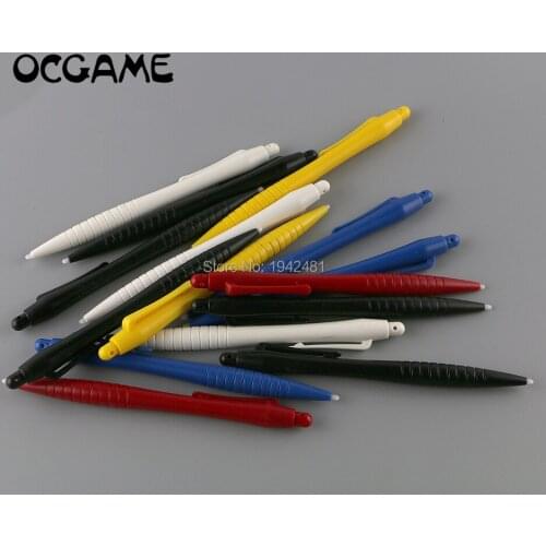 3pcs Colors Plastic Big Touch Screen Stylus Pen For WII U 3DS 3DSXL LL NDS NDSL 3DS XL for NDS For NDSI XL