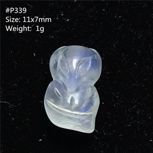 Top Natural Moonstone Pendant Jewelry For Women Man Fox Blue Crystal Stone Luck Healing Beads Gift Carved Light Gemstone AAAAA