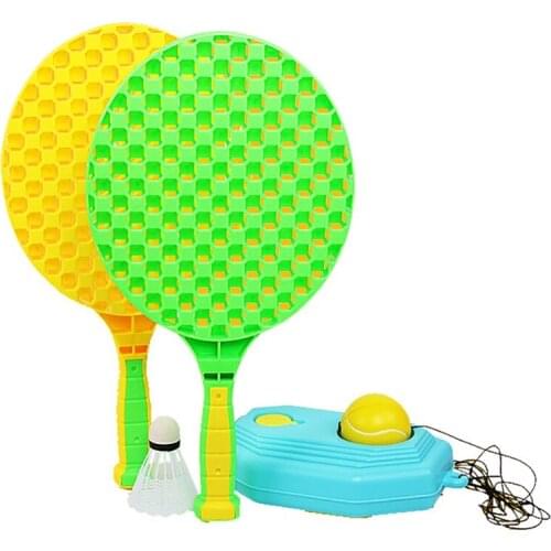 Rebound Training Ball 3-In-1 Kids Tennis Trainer Kit Rebound Training Entertainment Coaching Racket Ball For Tennis Set