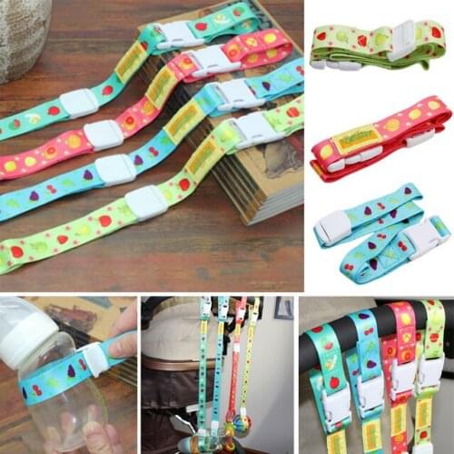 1pc Pacifier Chain Baby Stroller Toys Rope Teethers Pacifiers Bottle Strap Holder Toys Cups Anti-lost Strap Colorful Accessories