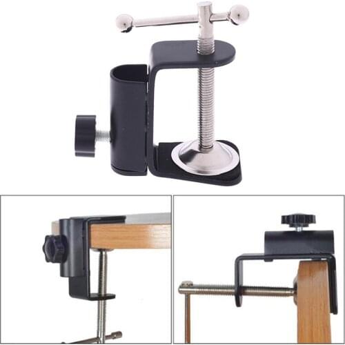 1Pc Cantilever Bracket Clamp Holder Metal Desk Lamp Clip Fittings Base Hose