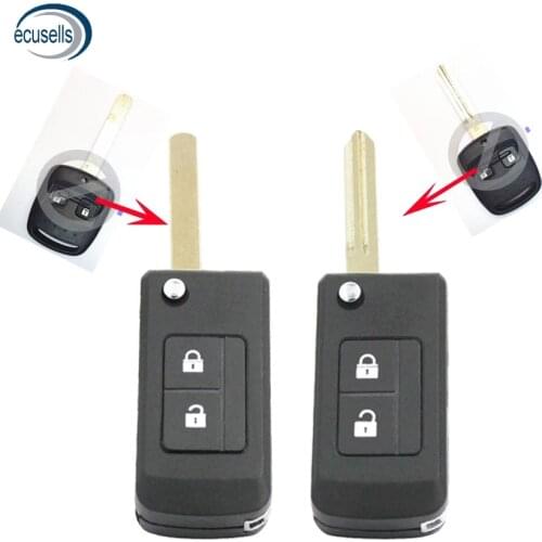 2 Buttons Replacement Shell Modified Folding Remote Key Case Fob For Subaru IMPREZA WRX OUTBACK FORESTER LEGACY