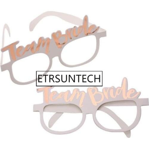 480pcs Bride to be Paper Glasses Wedding Hen Party Decoration Supplies Team Bride Costume Eye Mask Party Supplies Decor