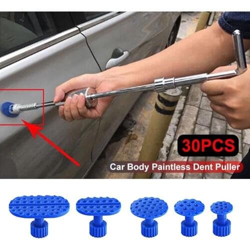 80% HOT SALES!!! 30Pcs Car Body Paintless Dent Puller Tabs Remover Automobile Repair Tool Set