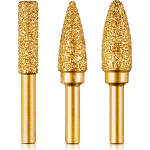 Diamond Grinding Head Sharpening Carbide Internal Grinding Head Hand Electric Drill Metal Polishing Brazing Grinding Rod
