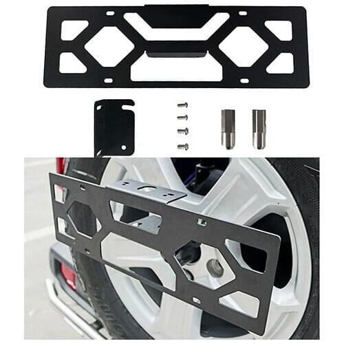 Rear license plate and light bracket for jeep wrangler JL JK rear license