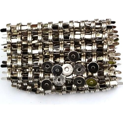 Magnetic snap fasteners x 200 sets - 14mm and 10mm - magnetic button - bag clasp