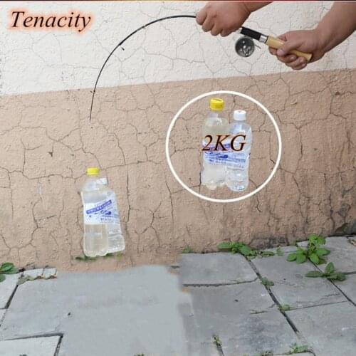 1pcsWinter Metal Fishing Reels Ice Fishing Rods Mini Flexible Elastic Carbon Bait Casting Rod Anti Slip Wood Color Handle