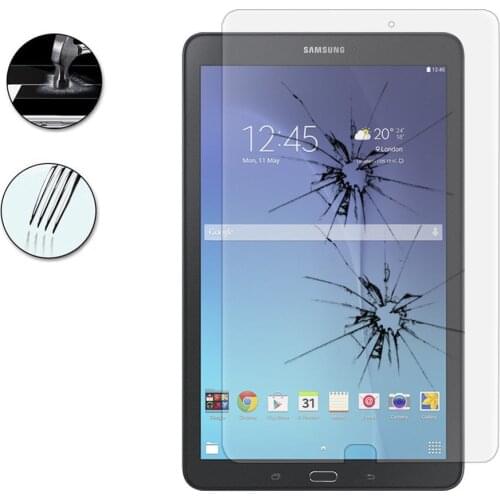Tablet Tempered Glass Screen Film for Samsung Galaxy Tab E 9.6 T560 T561 HD Scratch Resistant Bubble Free Protective Film Cover