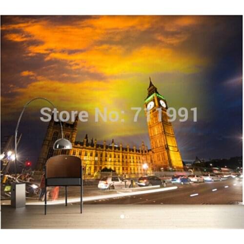 Custom modern Wallcoverings, city night sky fresco for sofa bedroom living room TV background wall papel de parede