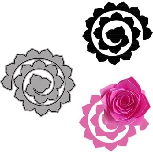 Cutting Dies Rose Petal Shape To Decoration For DIY Scrapbooking Embossing Album Paper Cards Dies 2021 New