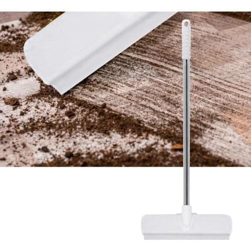 Ajustable Long-Handled Brush Floor Scrub Brush Long Handle No Noise Soft Multi-occasion Use Wall Cleaning Scrubber for Bathroom