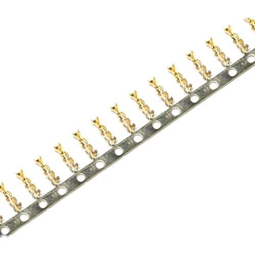 50PCS 100PCS 200PCS 2.0 2.0mm Connector Reed Cold Head Metal Jumper Wire Cable Terminal