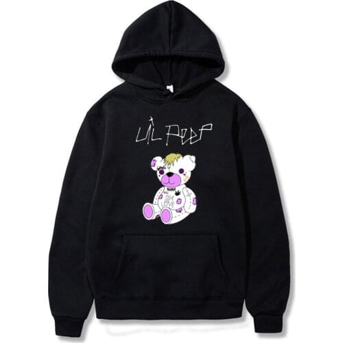 New Hip Hop Lil Peep Hoodies Bear Lil.peep Men Women Hooded Pullover Male Female Sudaderas Cry Baby Hood Hoddie Sweatshirts