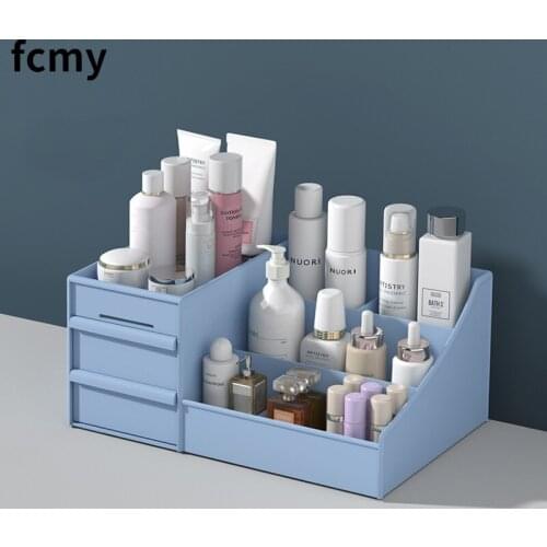 Large Capacity Cosmetic Storage Box Organizer Makeup Organizer for Cosmetic Desktop Jewelry Nail Polish Makeup Drawer Container