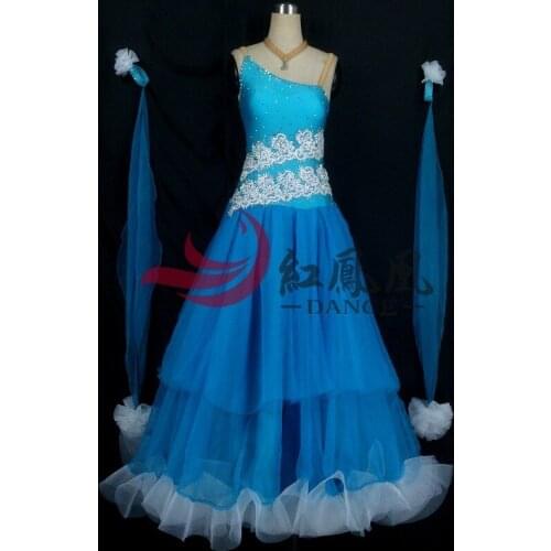 High-end International Standard Ballroom Smooth Dance Competition Dress, /Ballroom Standard Tango Waltz Dance Dress