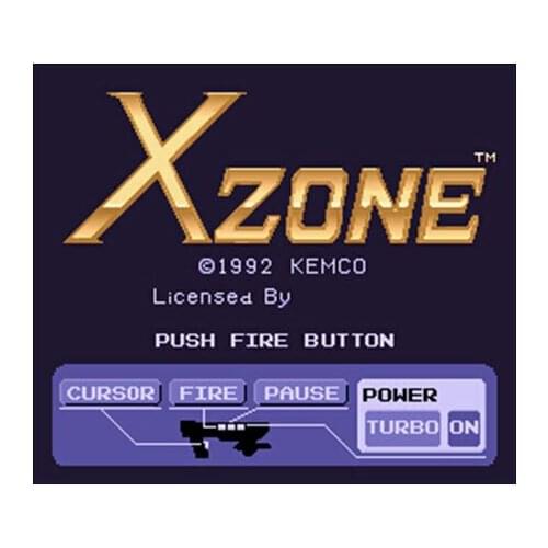 X Zone NTSC Version 16 Bit 46 Pin Big Gray Game Card For USA Game Players