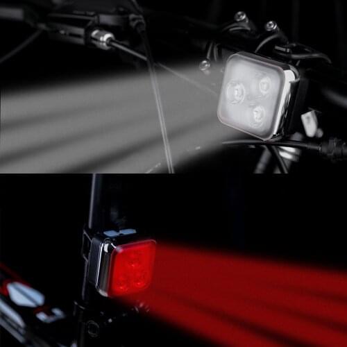 Tail Lamp Of Mountain Bike Usb Charging Bicycle Lamp Mountain Bike Safety Alert Bicycle Warning Light Parts