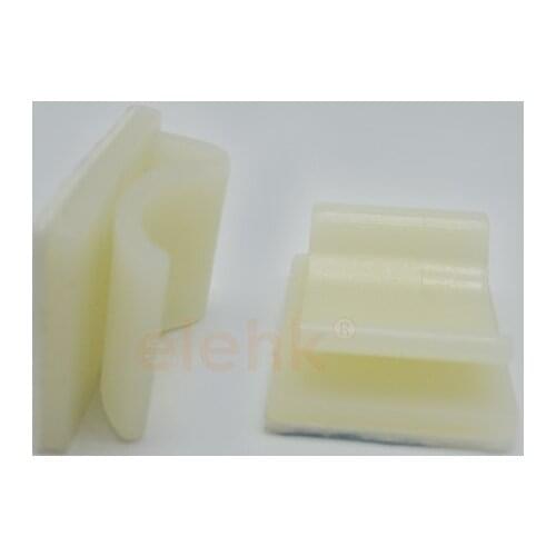 200pcs nylon self-adhesive cable clamps FC-25 white plastic cable clamps