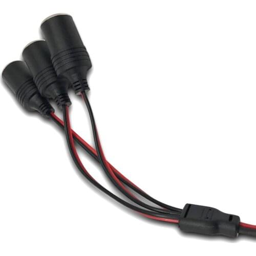 3 Way Car Lighter Adapter Power Socket Splitter Charger Max.10A