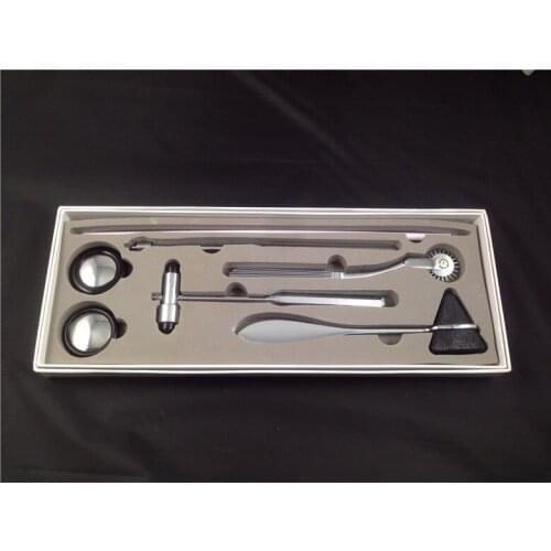 5pcs/set Medical reflex hammer five suits multifunction button attending clinics hammer nerve