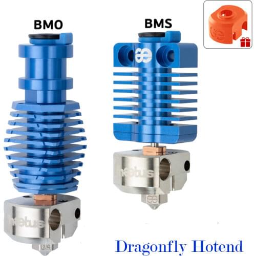 BIQU BMO BMS Dragonfly Hotend Bimetal Heat Break Plated Copper V6 Nozzle Titan BMG Extruder 3D Printer Parts For Ender3 CR10