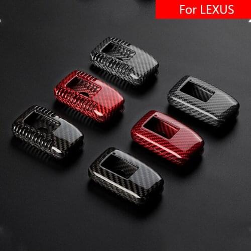 Real Carbon Fiber Key Shell Cover Protect Bag For Lexus NX GS RX ES GX LX RC IS 250 200 350 300H 450H CT200 RX270LX NXIS Series