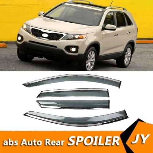 For KIA sorento 2009-2012 Window Visor Vent Shades Sun Rain Deflector Guard For KIA sorento Auto Accessories 4PCS/SET